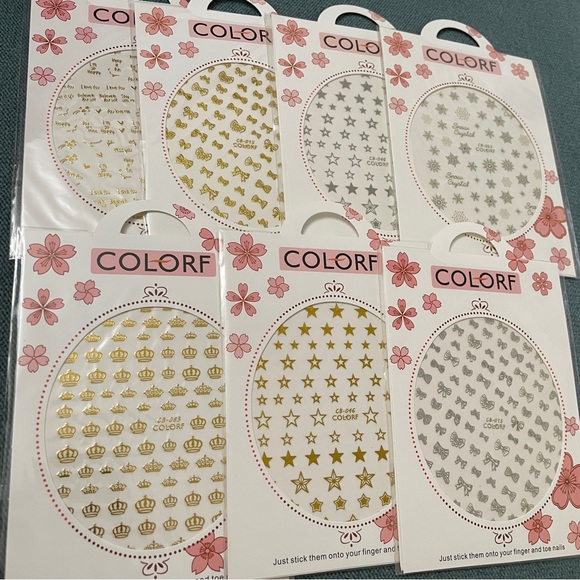 3D  sticker for nail art 7 sheets💅🏻 - Picture 3 of 4